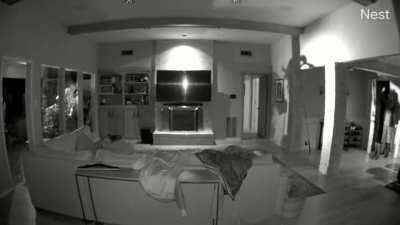 Had a nice 3am surprise this morning as some guy wanders into my house...