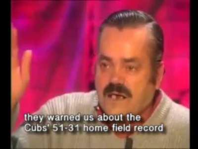 updated my meme for the cubs losing the wild card