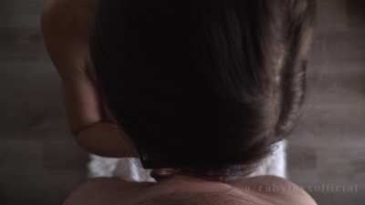 Earning his load all over my tits