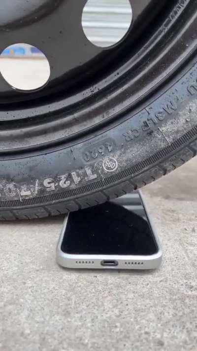 Phone smashed in slow motion