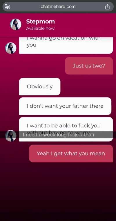 I need a sex vacation with my son