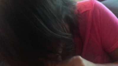 The best way to give a handjob is to use your mouth (she lost a bet) - [OC]