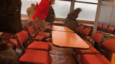 A little water damage