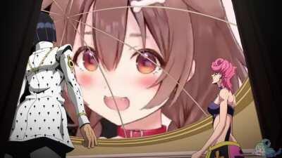 [OC] Korone Laughs At Your Smol Turtle House