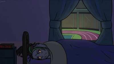 Got exams in the morning but those trainers just GOTTA battle at 3am huh?