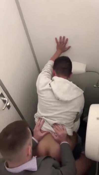 Bred in airport bathroom