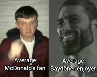 Erkek adam döner yer