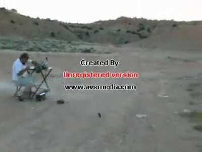 What could go wrong shooting a 50bmg at steel?