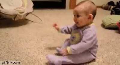 Dogs are so gentle with babies