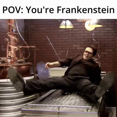 It took me too long to find an video of him waking up