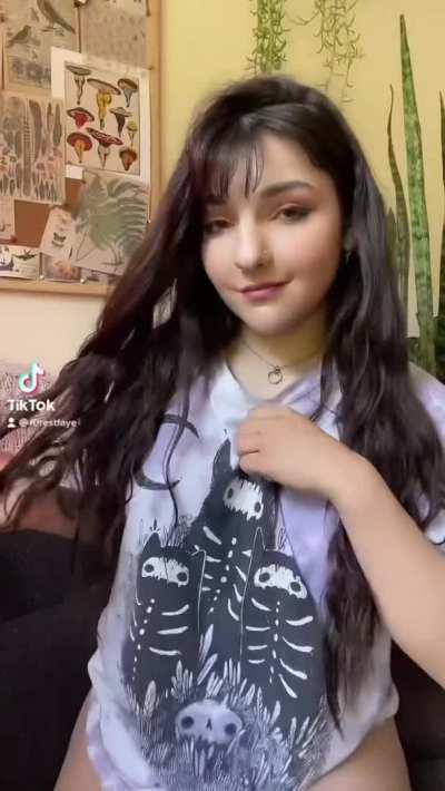 The things a big tshirt can hide… 😈