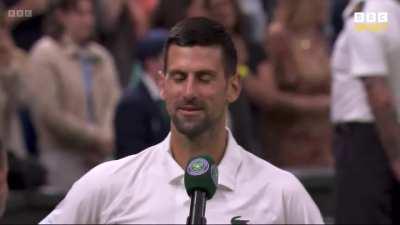 Novak Djokovic | Fourth round On-court Interview | Wimbledon 2024