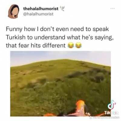 Least secular turk when facing danger