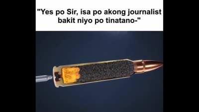Journalist in the Philippines be like: