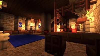 I finally finished the interior of my survival castle!