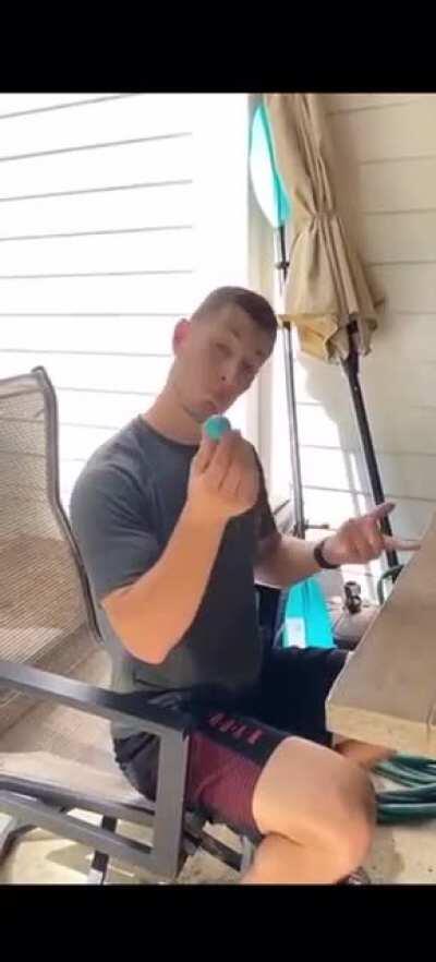 Just a fun game of bounce with the mates