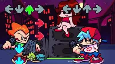 other people mod FNF with their own art, i mod FNF with my own covers!