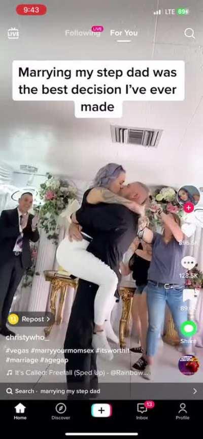 Stepped on tik tok for a for a literal MINUTE