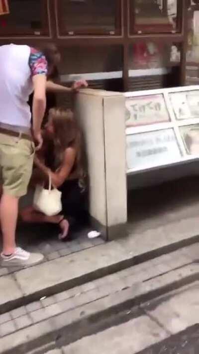 BJ On The Sidewalk Porn GIF by devonorm | RedGIFs