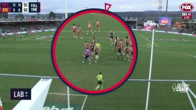 An actual alternate angle of the Greene Umpire incident