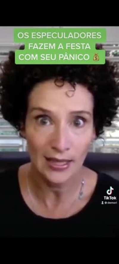 Explicação simples sobre a irrelevância das reações do mercado pela economista Monica de Bolle