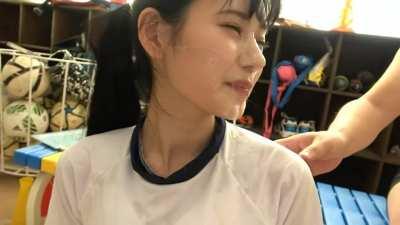 Spit and cum dripping