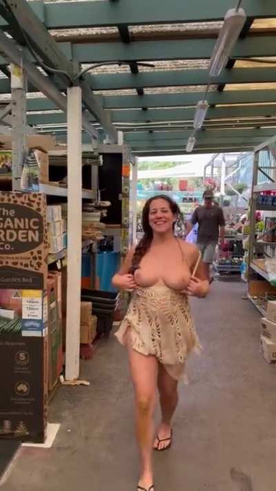 Just a girl exploring Bunnings (sneaky)