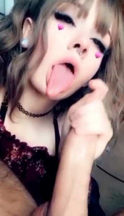 Ahegao gf stroking you off ~ 🥰 sound on, fixed the link!