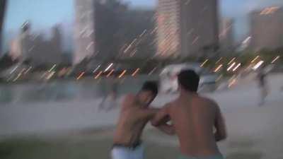 Brazilian Jiu-Jitsu in a fight at the Hawaii