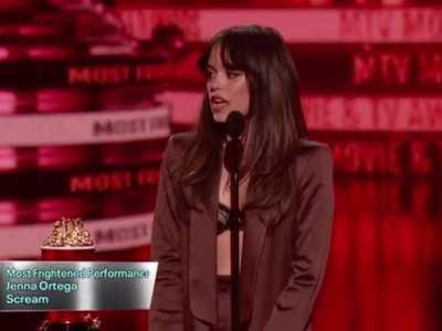 That sweet moment when Olivia Rodrigo and Jenna Ortega reunited on the MTV Awards 2022 stage 🥹