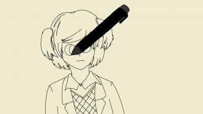 Drawing a Tsundere! (A short DDLC Natsuki animation)