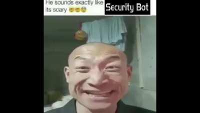 he really sounds like Security Bot