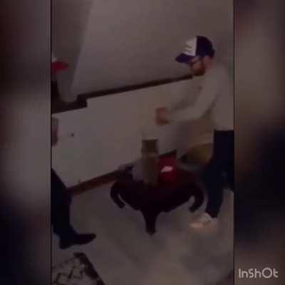 When you party with friends