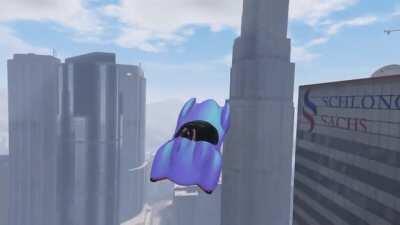 landing on a yellow construction crane as requested :)