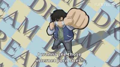 I'm glad they kept this line from the manga (Chobits)