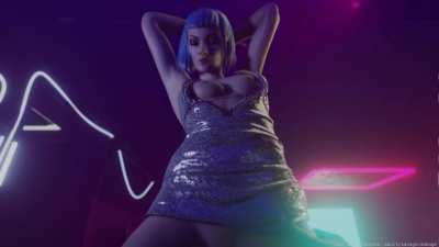 V and Evelyn celebrate a successful heist (savagecabbage)