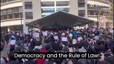 Students at China's best university, Tsinghua University call for Democracy, Freedom of Speech and Rule of Law