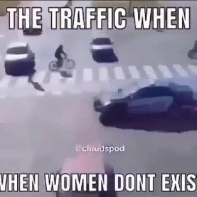 Haha women can't drive🤣🤣🤣