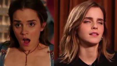 Emma Watson's face after you put your dick in her tight pussy