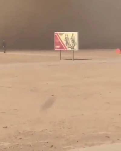 There is no escape from the sandstorm