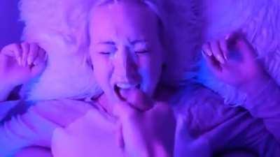 She's used to taking huge facials