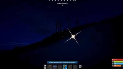 You hear the strangest sounds when Navigating at night.