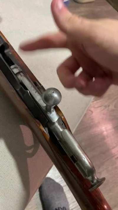 I took apart, polished and greased my bolt for the first time in years. I can’t stop messing with it now that it slides so easily!