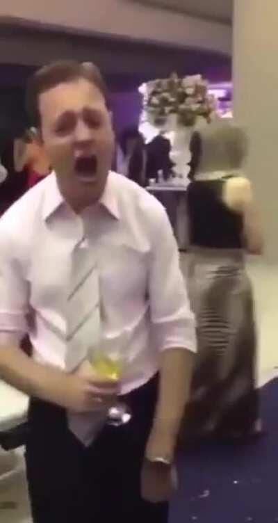 get drunk and sign with friends, what more could you want for such a wedding celebration?