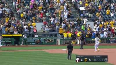 [Highlight] [Highlight] Josh Palacios and the Pirates walk-off the Phillies in extras.