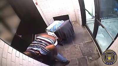 Man punches 67 year old elderly woman over 100 times in hate crime.