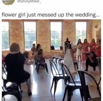 I am the main flower girl