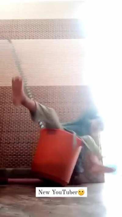 Just right in the bucket.