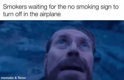 the seatbelt sign gets the privilege