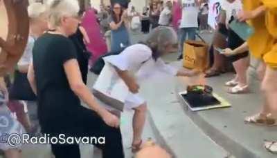 Italy: Vaccinated Burn Their Vaccine Passports (Green Pass) In Solidarity With Unvaccinated